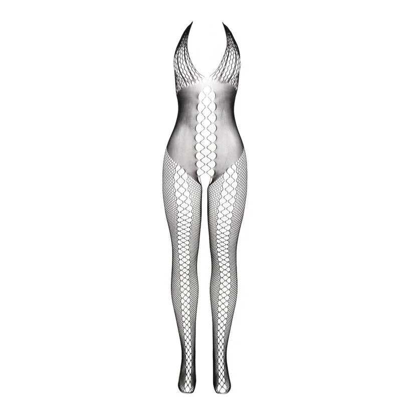 SUBBLIME - 951832 BODYSTOCKING ESPALDA ABIERTA Y DETALLES ENTRECRUZADOS NEGRO TALLA ÚNICA - Nuvica