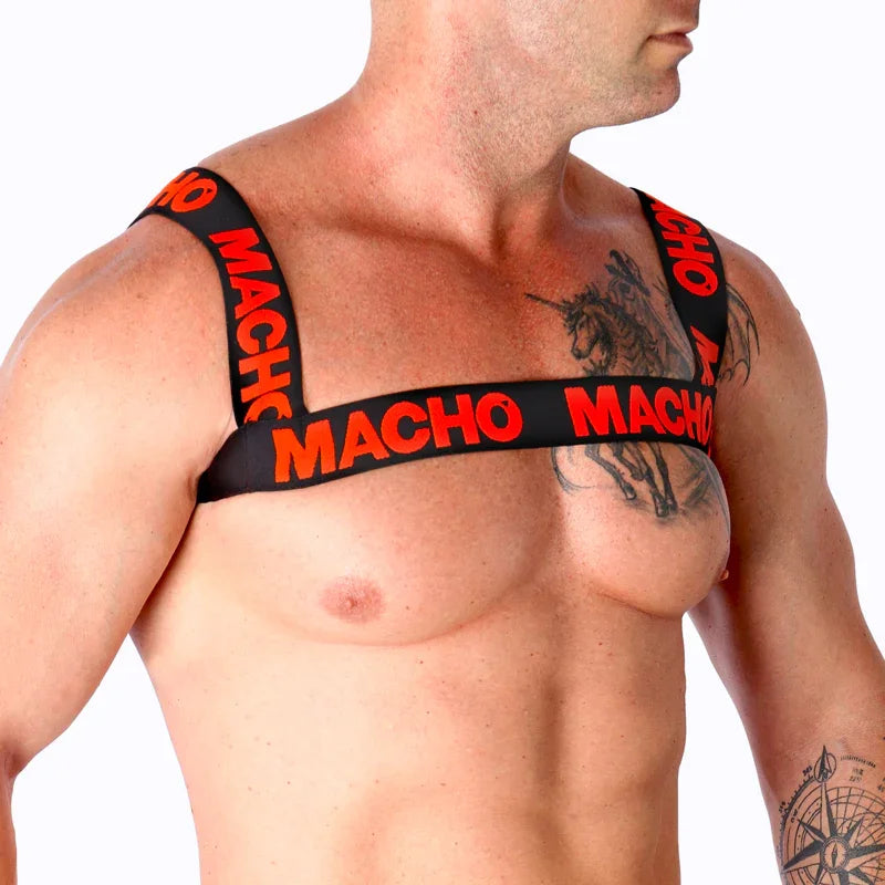 MACHO - ARNÉS DOBLE ROJO - Nuvica
