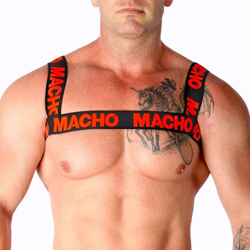 MACHO - ARNÉS DOBLE ROJO - Nuvica