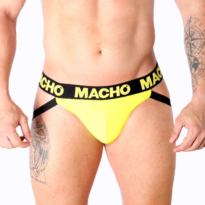 MACHO - MX25A JOCK LYCRA AMARILLO S - Nuvica