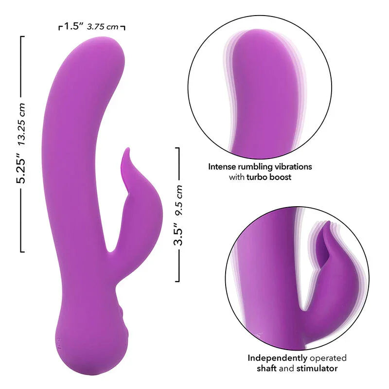 CALEXOTICS - FIRST TIME VIBRADOR COMPLACIENTE RECARGABLE MORADO - Nuvica