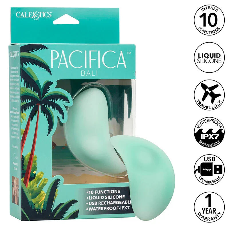 CALEXOTICS - PACIFICA BALI ESTIMULADOR 10 FUNCIONES AQUA - Nuvica
