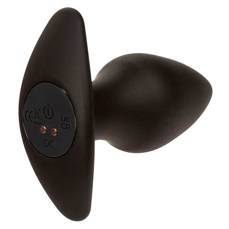 CALEXOTICS - ROCK BOTTOM PERFECT PLUG ANAL 10 VIBRACIONES SILICONA NEGRO - Nuvica