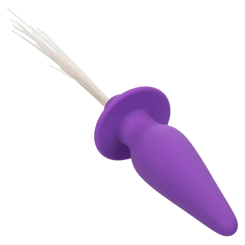 CALEXOTICS - SOUTHERN LIGHTS LIGHT UP PLUG ANAL CON LUCES 10 VIBRACIONES SILICONA VIOLETA - Nuvica