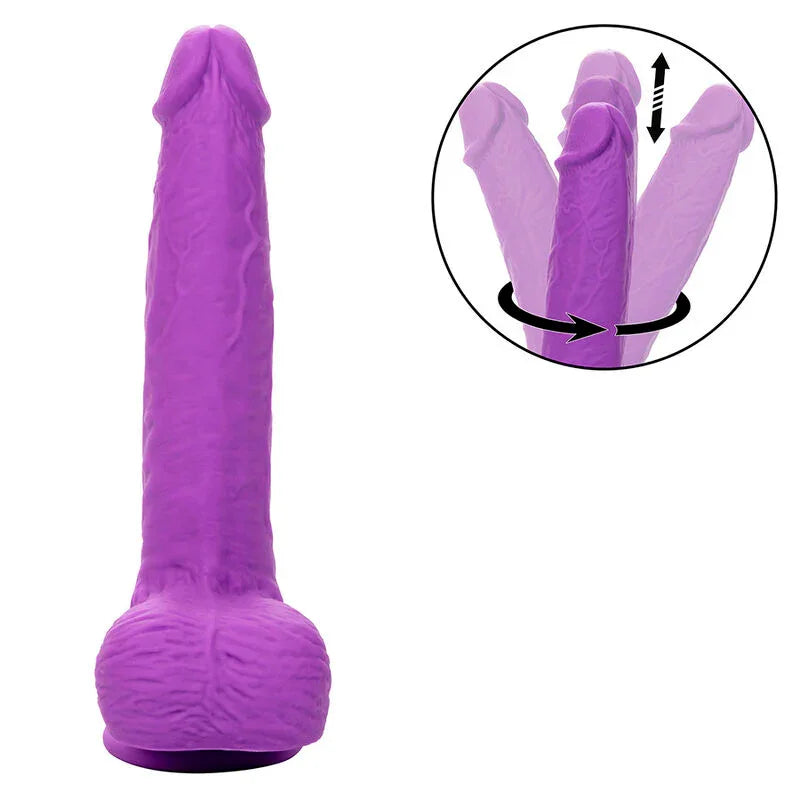 CALEXOTICS - STUDS VIBRADOR RECARGABLE Y GIRATORIO 10 VIBRACIONES VIOLETA - Nuvica