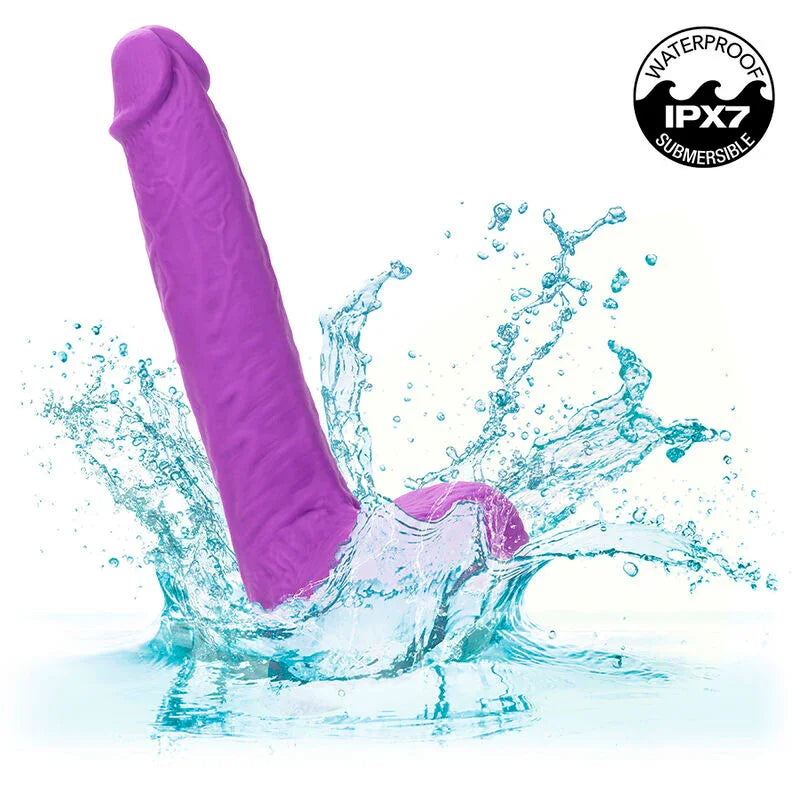 CALEXOTICS - STUDS VIBRADOR RECARGABLE Y GIRATORIO 10 VIBRACIONES VIOLETA - Nuvica