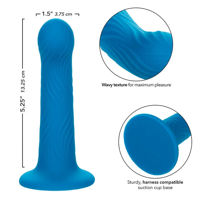 CALEXOTICS - WAVE RIDER RIPPLE PLUG ANAL AZUL - Nuvica