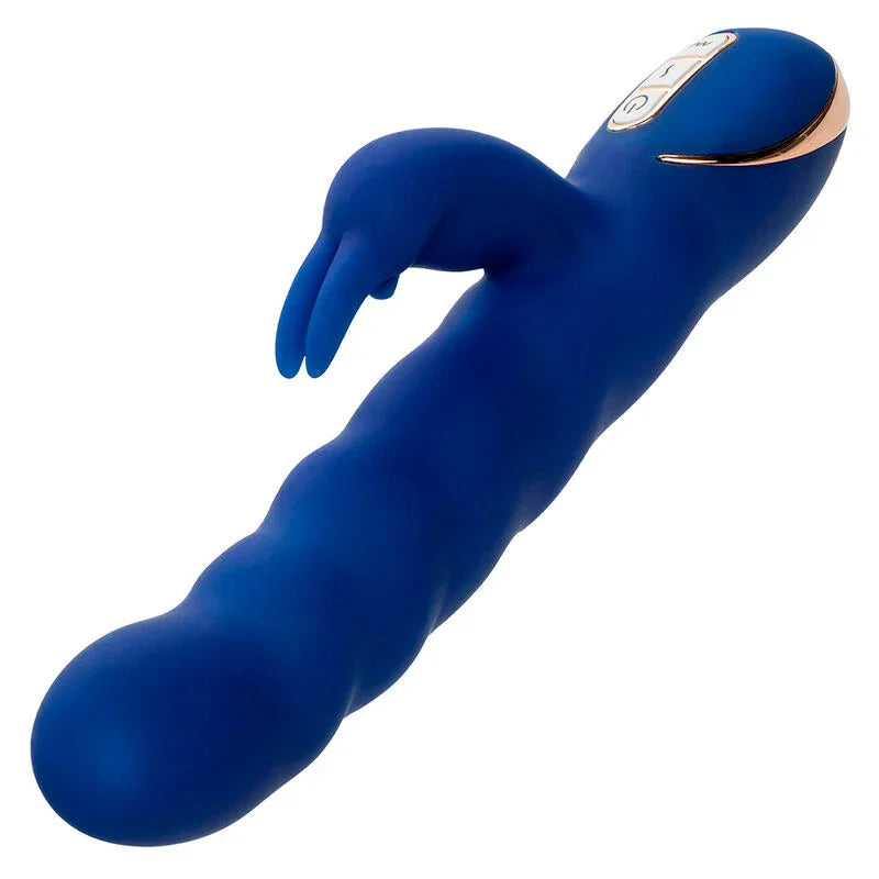 CALEXOTICS - JACK VIBRADOR RABBIT MOVIMIENTO DE ONDAS AZUL - Nuvica
