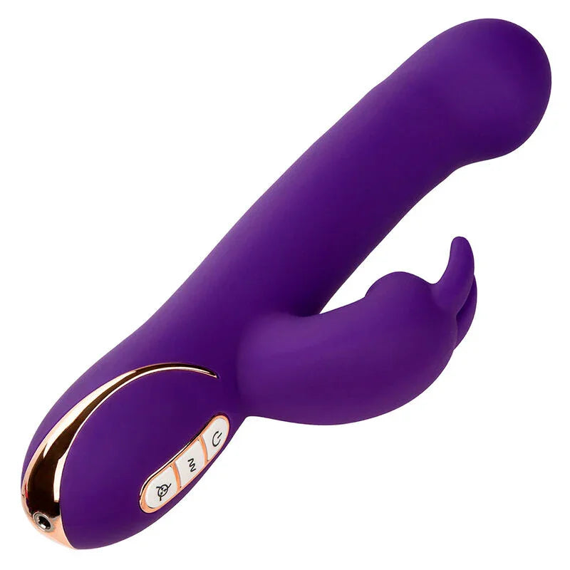 CALEXOTICS - JACK VIBRADOR RABBIT Y ESTIMULADOR 7 NIVELES DE VIBRACIÓN Y ONDAS ESTIMULADORAS AZUL - Nuvica