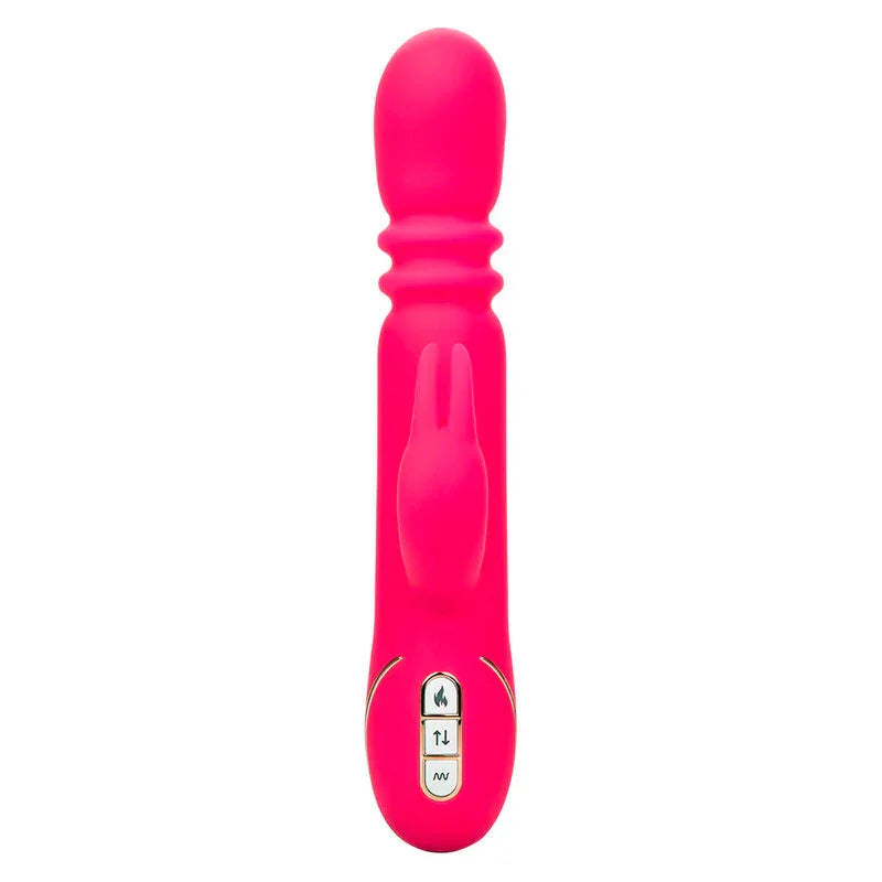 CALEXOTICS - JACK FANTASY TRIPLE VIBRADOR CALENTABLE RABBIT ROSA - Nuvica