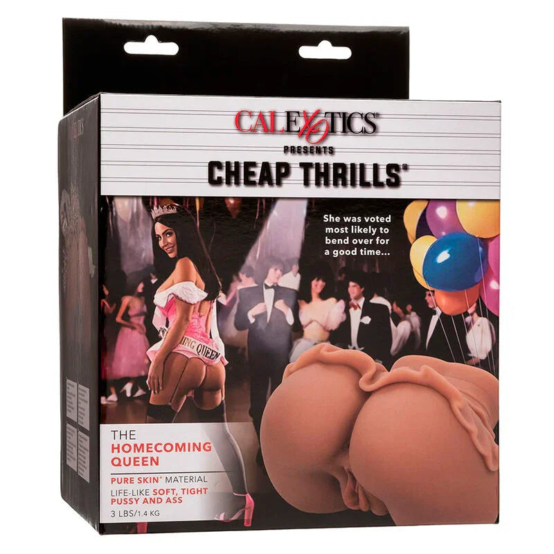 CALEXOTICS - THE HOMECOMING QUEEN DOBLE MASTURBADOR REALÍSTICO CARAMELO - Nuvica