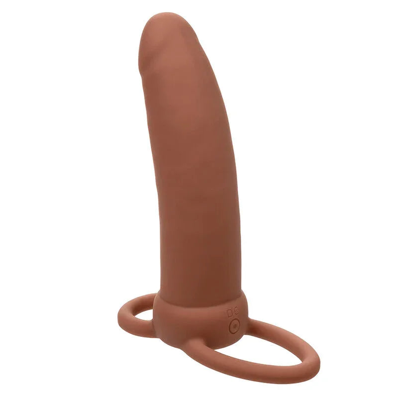 CALEXOTICS - MAXX DOBLE PENETRADOR GRUESO 10 VIBRACIONES MULATO - Nuvica