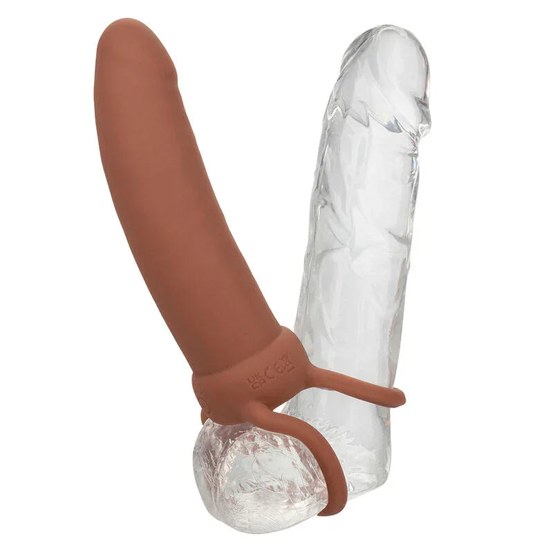 CALEXOTICS - MAXX DOBLE PENETRADOR GRUESO 10 VIBRACIONES MULATO - Nuvica