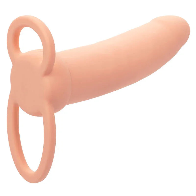 CALEXOTICS - MAXX DOBLE PENETRADOR GRUESO 10 VIBRACIONES NATURAL - Nuvica