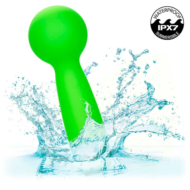 CALEXOTICS - NEON VIBES THE BUBBLY VIBE MINI MASAJEADOR 10 VIBRACIONES VERDE - Nuvica