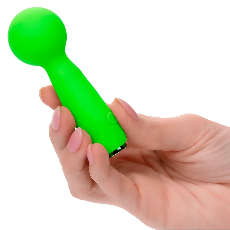 CALEXOTICS - NEON VIBES THE BUBBLY VIBE MINI MASAJEADOR 10 VIBRACIONES VERDE - Nuvica