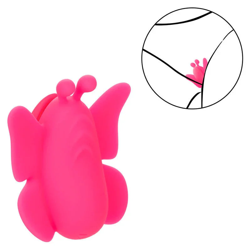 CALEXOTICS - NEON VIBES THE FLUTTER VIBE ESTIMULADOR 10 VIBRACIONES ROSA - Nuvica