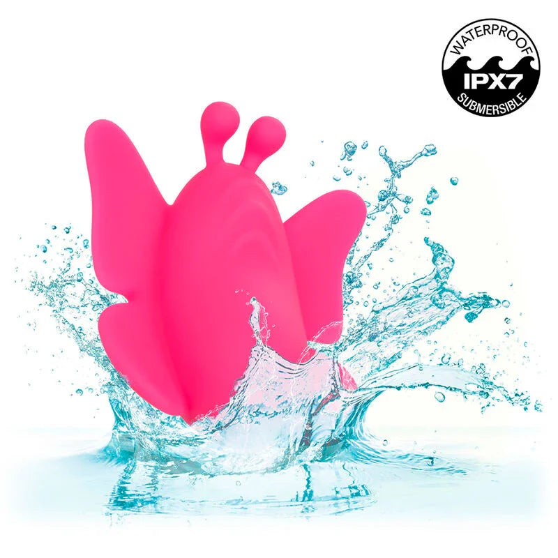 CALEXOTICS - NEON VIBES THE FLUTTER VIBE ESTIMULADOR 10 VIBRACIONES ROSA - Nuvica