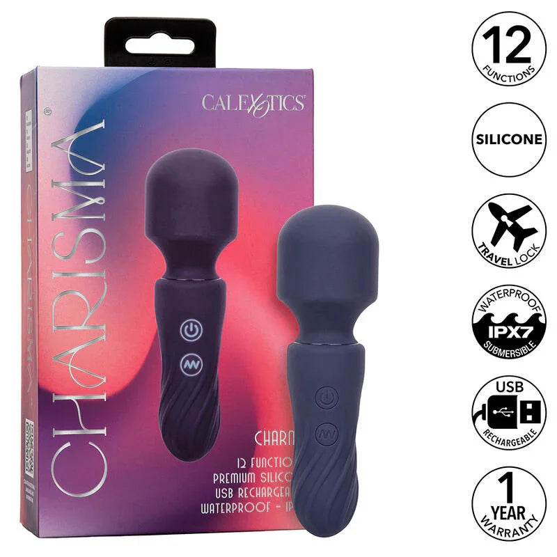 CALEXOTICS - CHARISMA CHARM MASAJEADOR 12 FUNCIONES MORADO - Nuvica