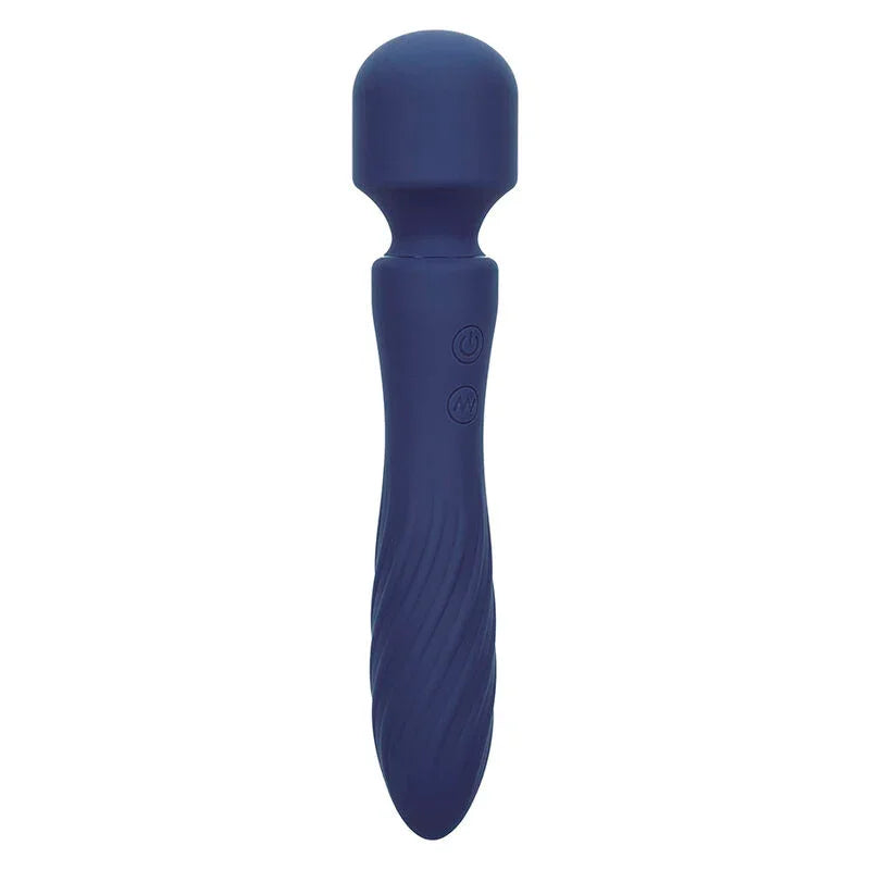 CALEXOTICS - CHARISMA MYSTIQUE MASAJEADOR DOBLE MOTOR 12 FUNCIONES 21,5 CM X 4,5 CM MORADO - Nuvica
