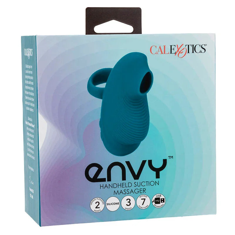 CALEXOTICS - ENVY MASAJEADOR DE BOLA RODANTE 7 VIBRACIONES AZUL - Nuvica