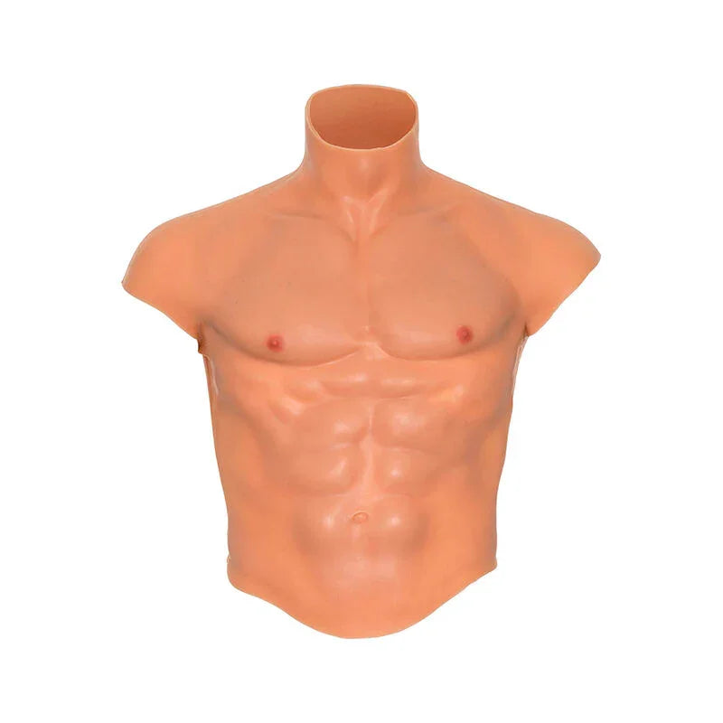 HIDDEN DESIRE - ALTER EGO CAMISETA SILICONA TORSO MASCULINO CON ABDOMINALES NATURAL - Nuvica
