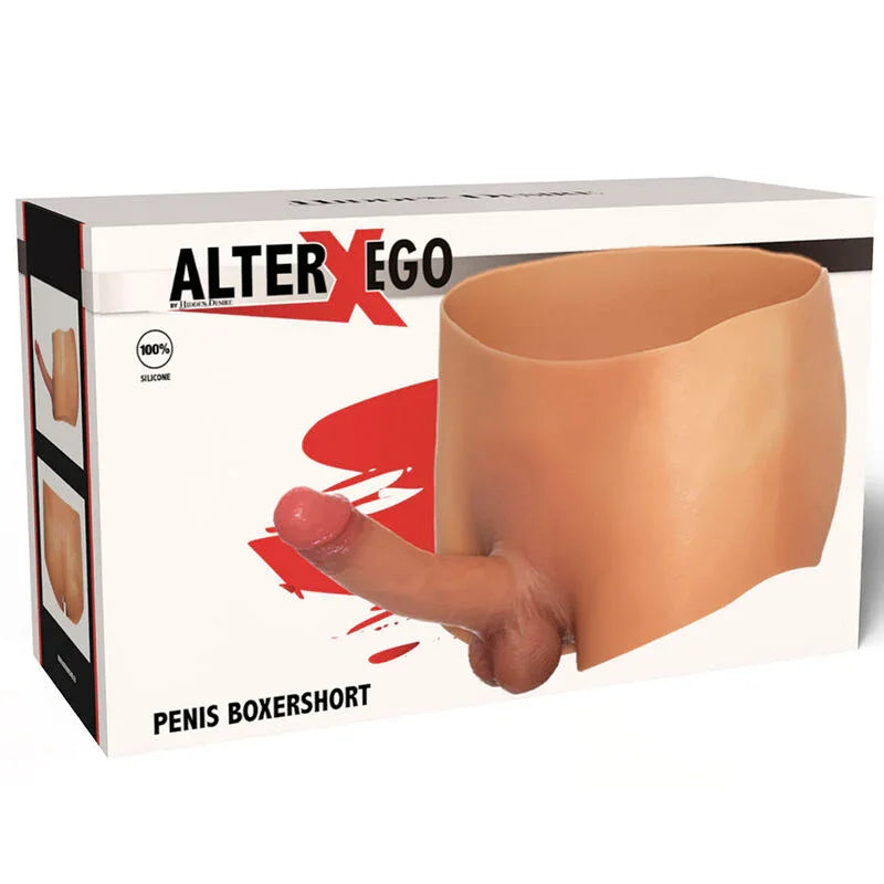 HIDDEN DESIRE - ALTER EGO BÓXER CON PENE 18 CM NATURAL TALLA L - Nuvica
