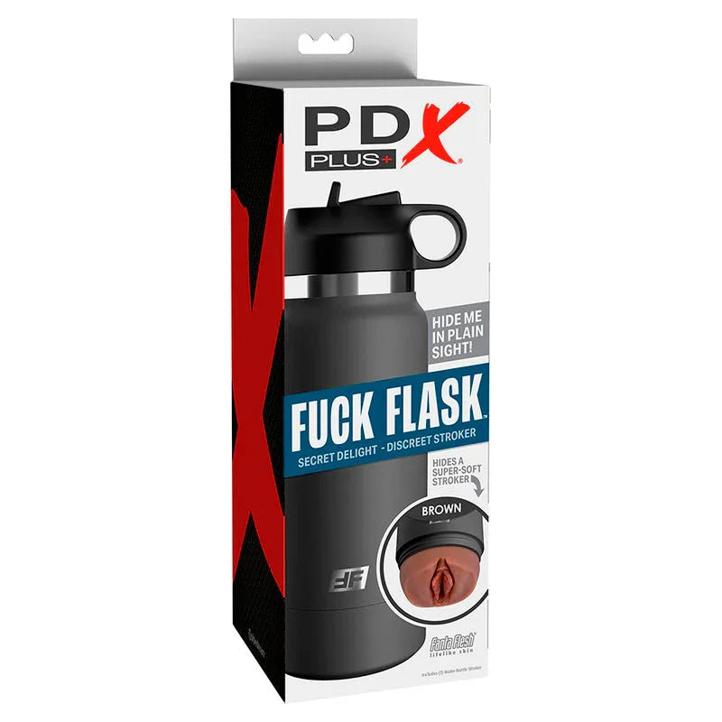 PDX PLUS - FUCK FLASK ESTIMULADOR VAGINA DISCRETO MULATO MODELO 2 - Nuvica