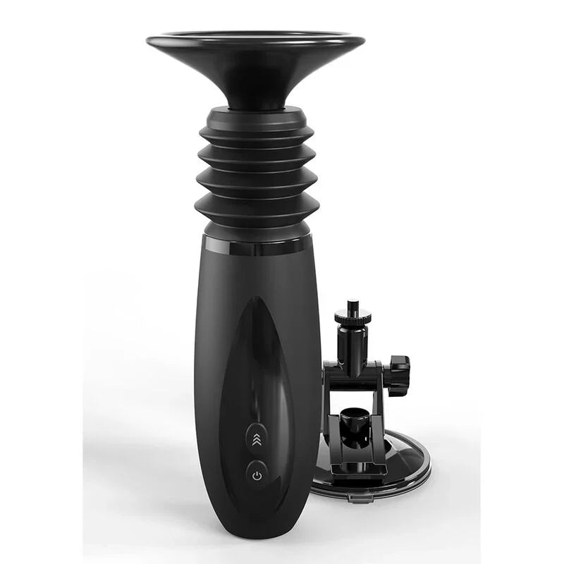 FETISH FANTASY SERIES - BODY DOCK THRUSTER SUJETA DILDOS CON 7 MODOS DE EMPUJE NEGRO - Nuvica