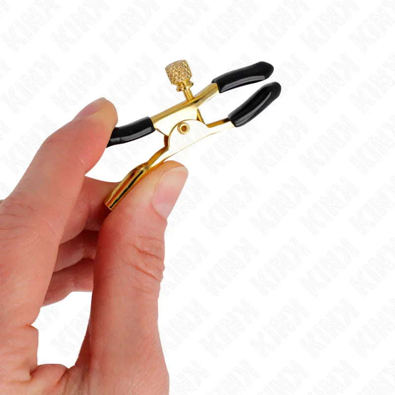 KINK - PINZAS PARA PEZONES DORADO 6 CM - Nuvica