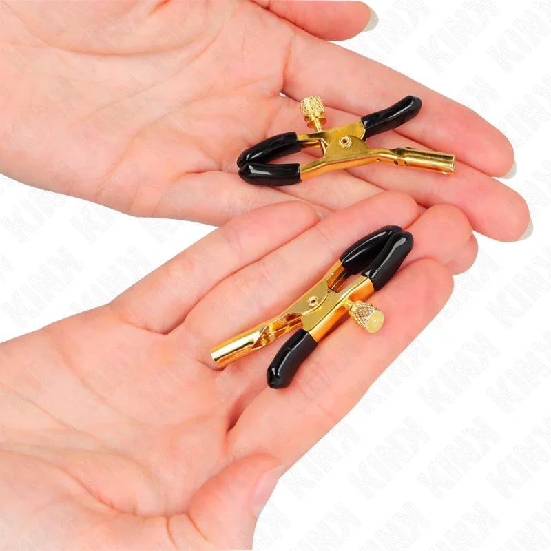 KINK - PINZAS PARA PEZONES DORADO 6 CM - Nuvica