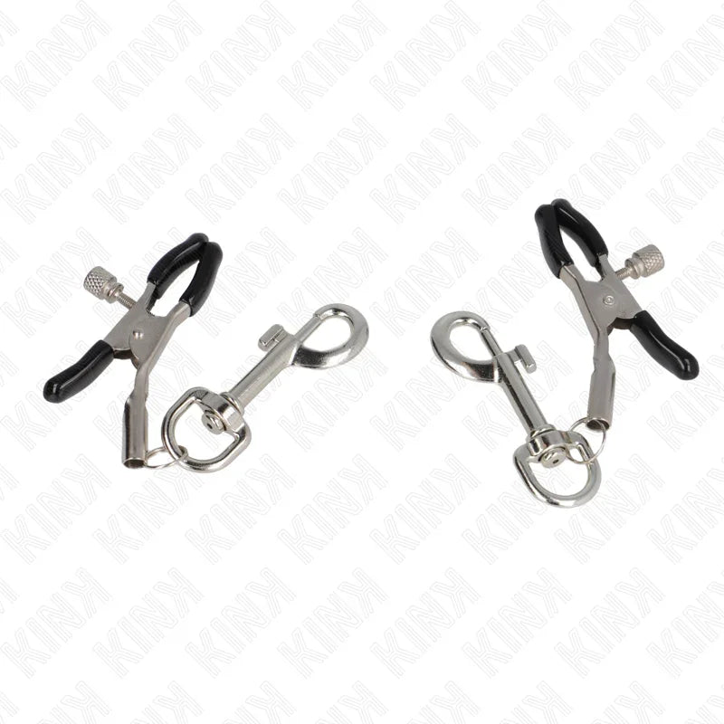 KINK - PINZAS PARA PEZONES CON GANCHO 6 CM - Nuvica