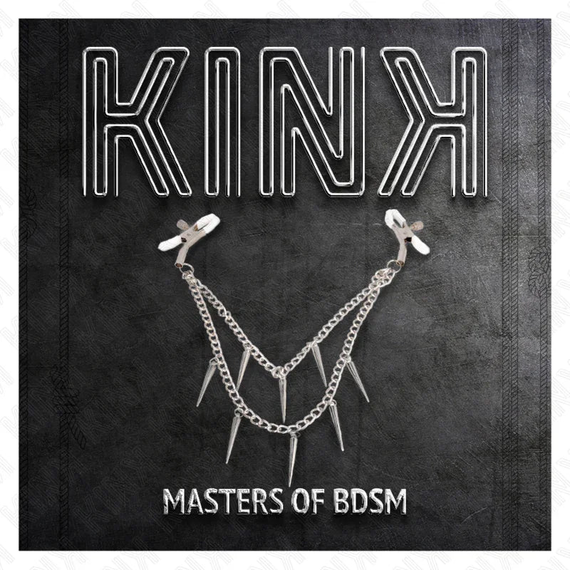 KINK - PINZAS PARA PEZONES CON CADENA DE PÚAS 30 CM - Nuvica