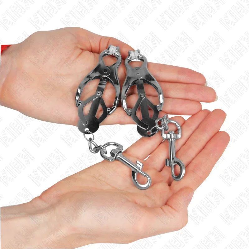 KINK - PINZAS PARA PEZONES ESTILO JAPONÉS CON GANCHOS - Nuvica