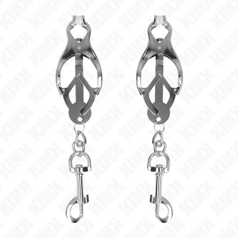 KINK - PINZAS PARA PEZONES ESTILO JAPONÉS CON GANCHOS - Nuvica