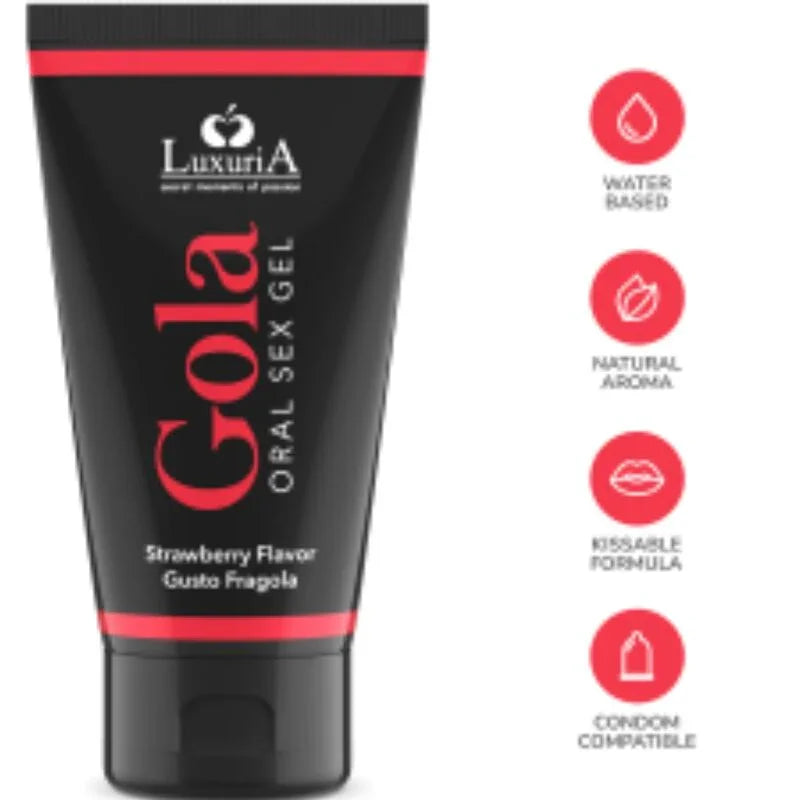 INTIMATELINE LUXURIA - GOLA GEL ORAL FRESA 50 ML - Nuvica