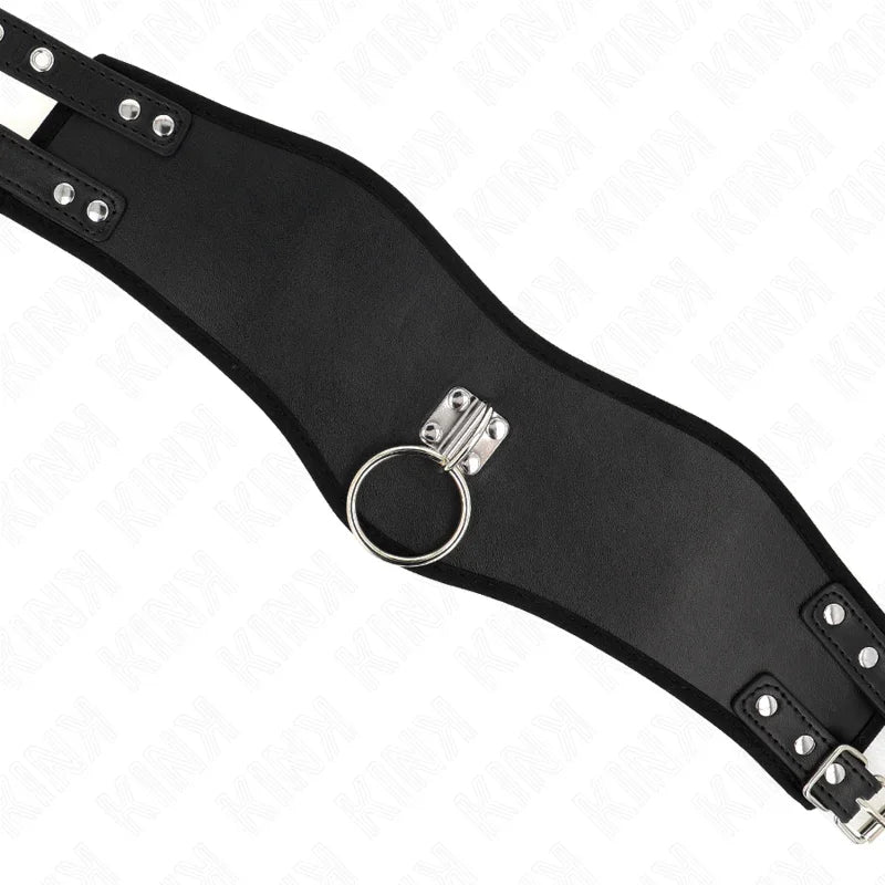 KINK - COLLAR CON CORREA 65 CM ANCHO NEGRO AJUSTABLE 40-55 CM X 10 CM - Nuvica