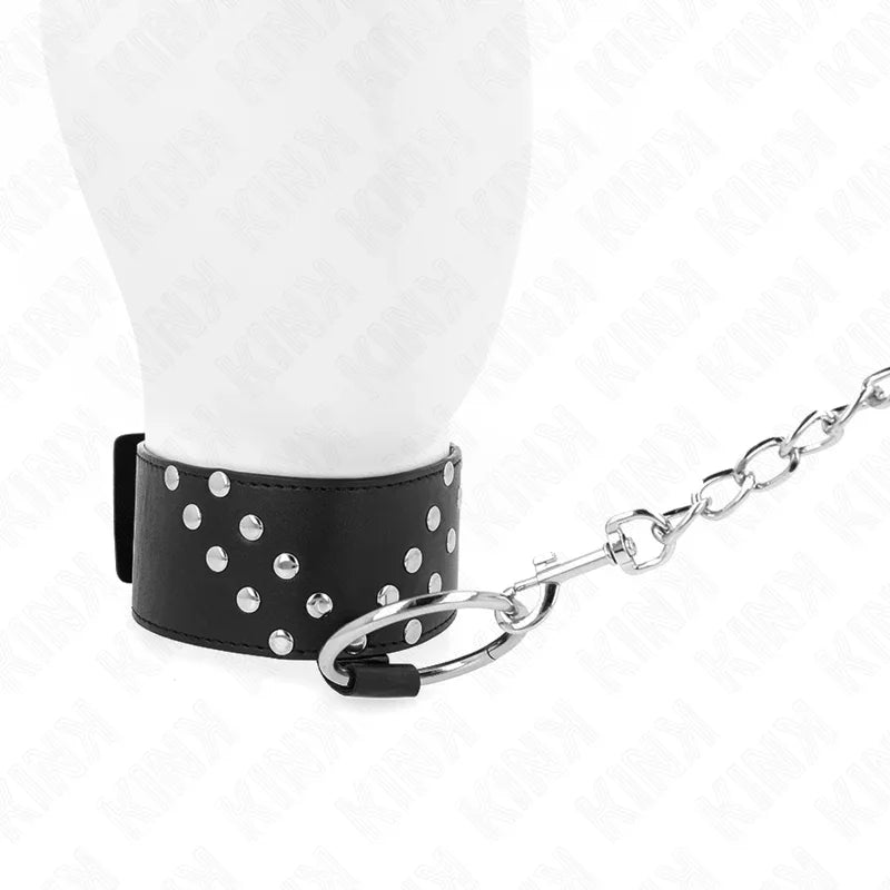 KINK - COLLAR CON CORREA 65 CM CON REMACHE EN V AJUSTABLE 36-43 CM X 5 CM - Nuvica