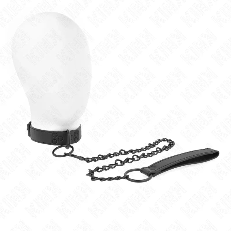 KINK - COLLAR CON CORREA 65 CM OSCURO AJUSTABLE 37-54 CM X 3 CM - Nuvica