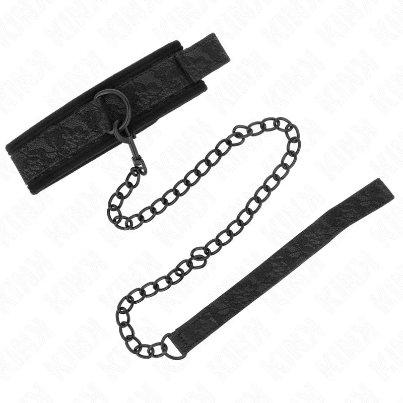 KINK - COLLAR CON CORREA 77 CM MODELO BÁSICO MODELO 5 AJUSTABLE 34-54 CM X 5 CM - Nuvica