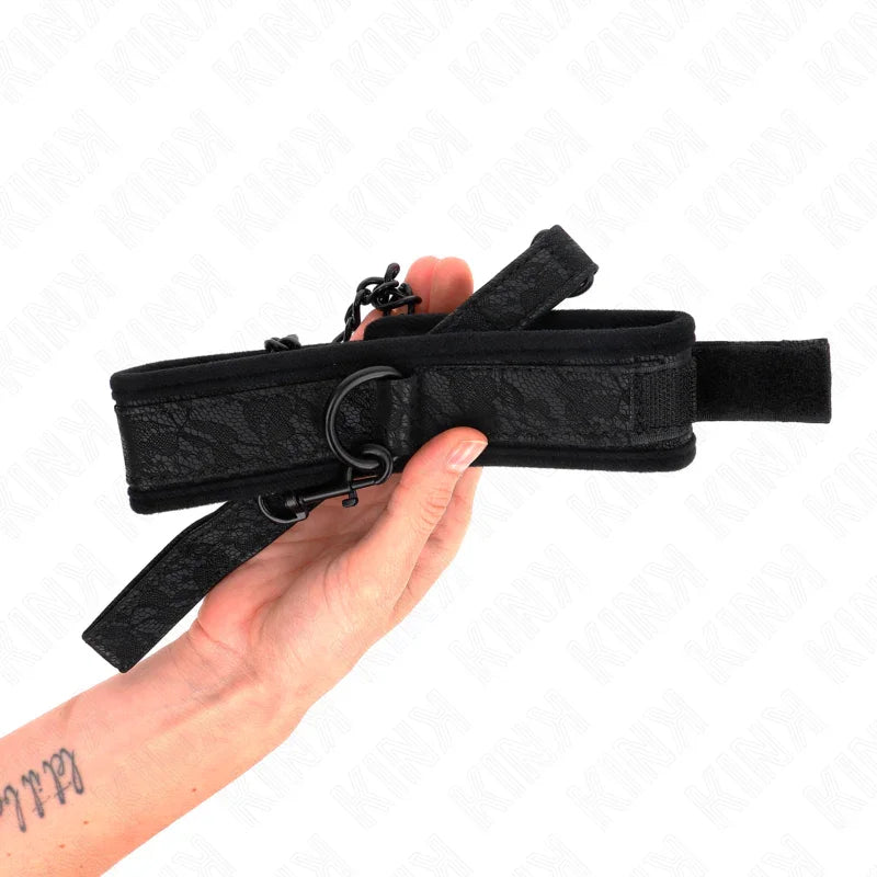 KINK - COLLAR CON CORREA 77 CM MODELO BÁSICO MODELO 5 AJUSTABLE 34-54 CM X 5 CM - Nuvica
