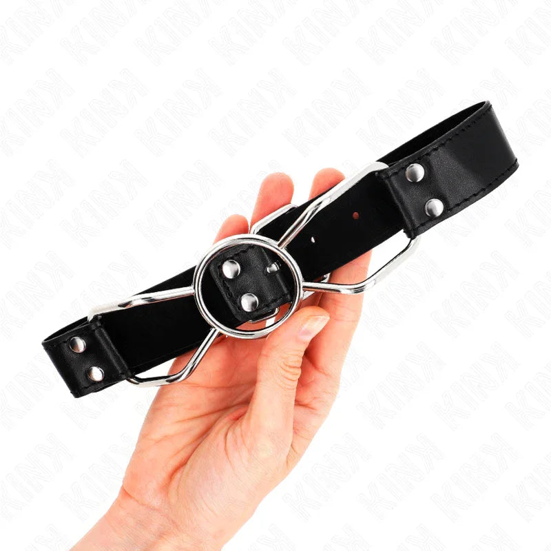 KINK - MORDAZA 60 X 3 CM BOCA DE ARAÑA TALLA M 4.5 CM - Nuvica