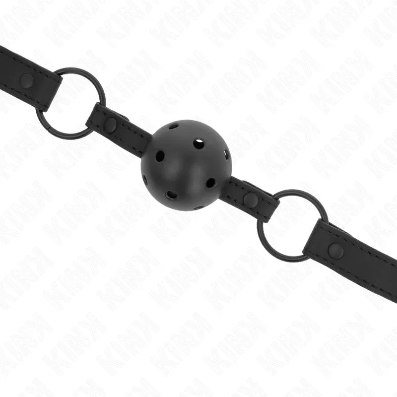 KINK - MORDAZA DE BOLA 4.5 CM DE NEOPRENO 63.5 X 2 CM AJUSTABLE 41 X 59 CM - Nuvica