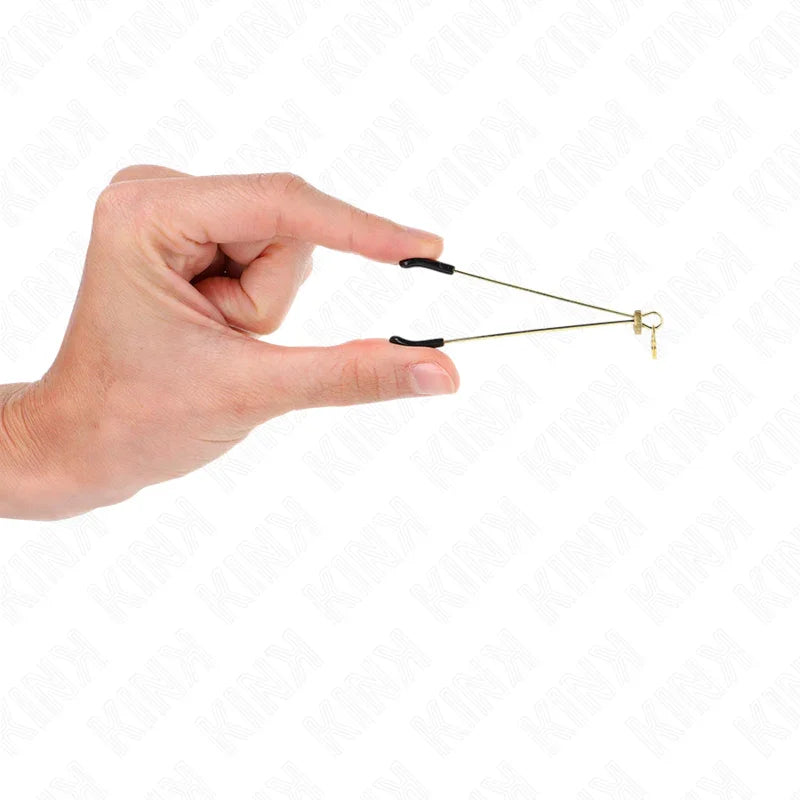 KINK - PINZAS PARA PEZONES FINA DORADO 7 CM - Nuvica
