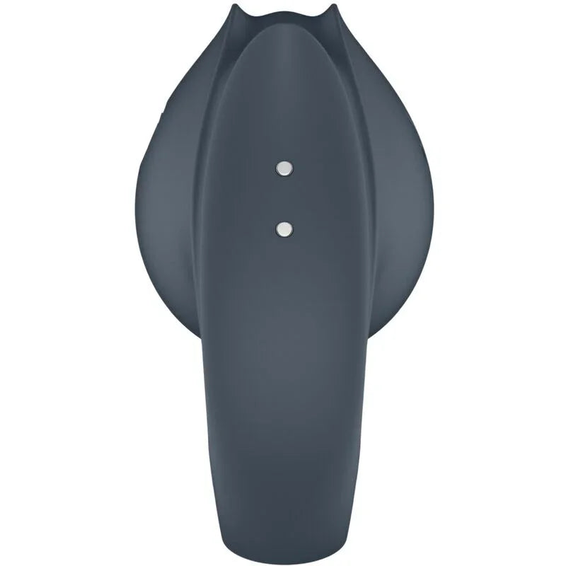 SATISFYER - PERFECT PAIR 2 MULTIVIBRADOR 2 EN 1 ANILLO PARA PENE & ESTIMULADOR DE DEDO GRIS - Nuvica