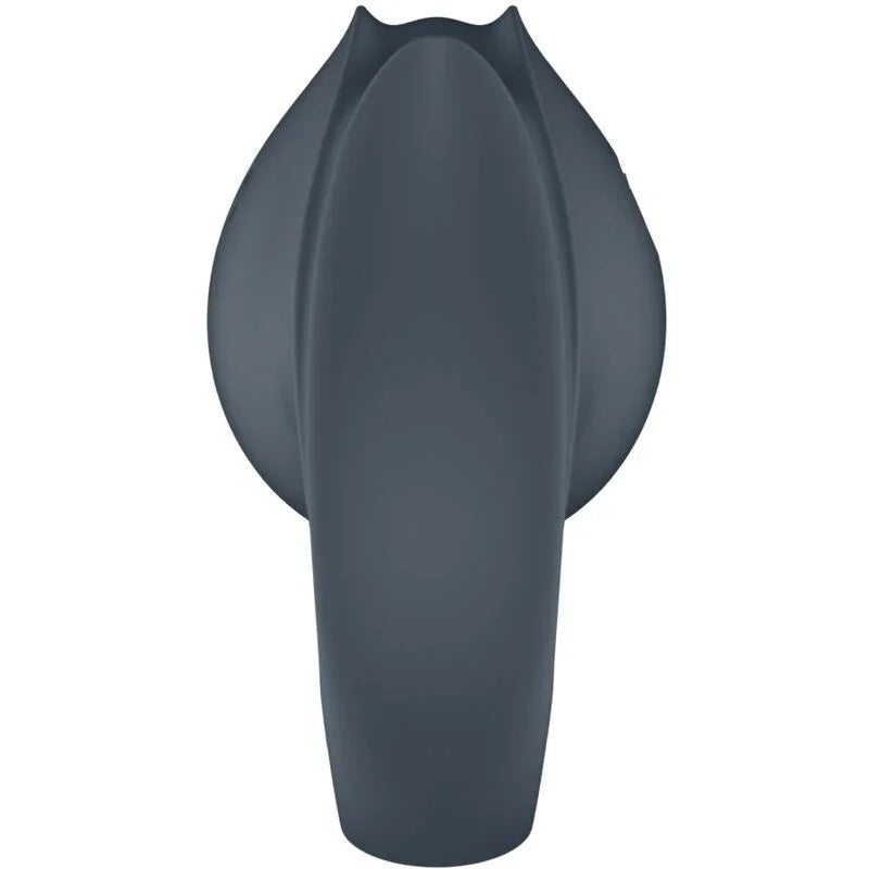SATISFYER - PERFECT PAIR 2 MULTIVIBRADOR 2 EN 1 ANILLO PARA PENE & ESTIMULADOR DE DEDO GRIS - Nuvica