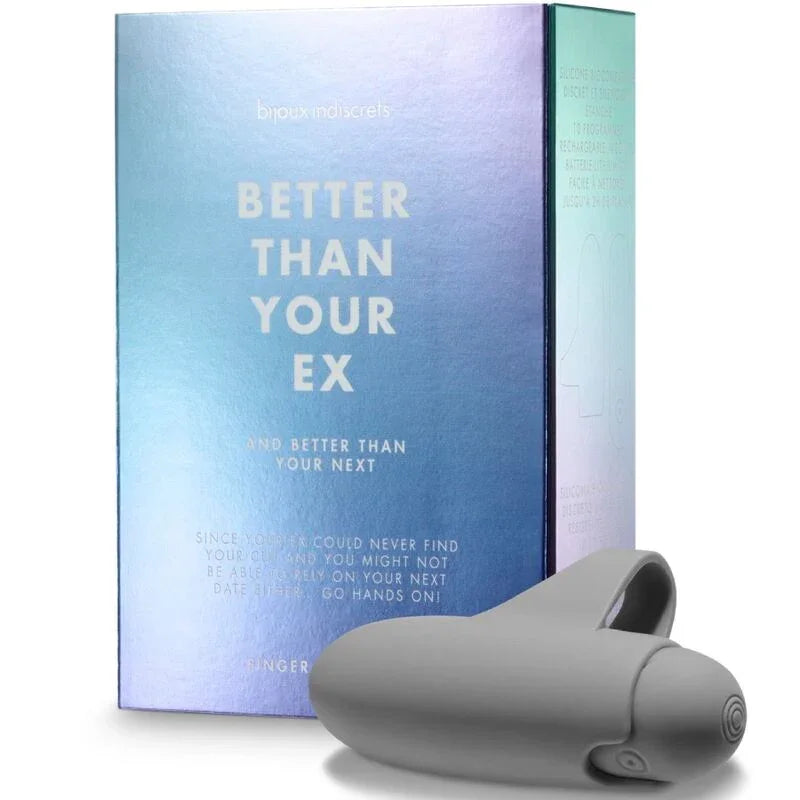 BIJOUX - BETTER THAN YOUR EX BALA VIBRADORA 10 VIBRACIONES GRIS - Nuvica