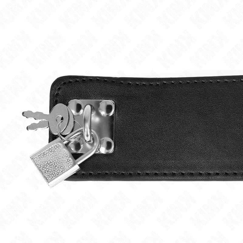 KINK - COLLAR CON CORREA 65 CM ANCHO NEGRO AJUSTABLE 33.5-41 CM X 5 CM - Nuvica