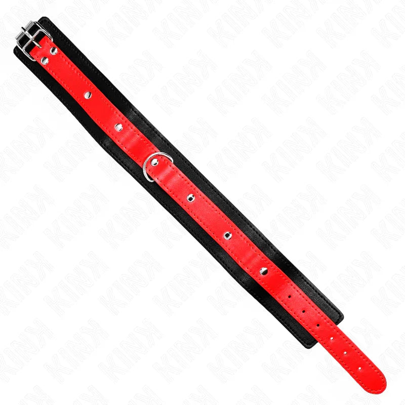 KINK - COLLAR CON CORREA 65 CM ROJO AJUSTABLE 36-43 CM X 5 CM - Nuvica