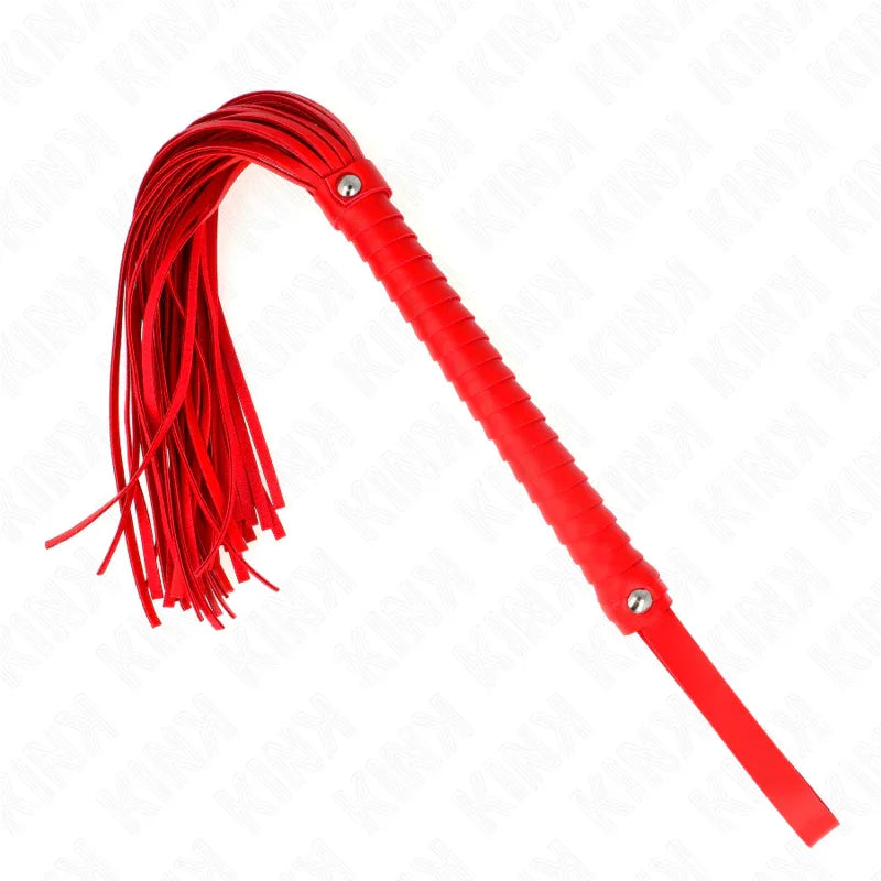 KINK - LÁTIGO CON MANGO TEXTURIZADO ROJO 48.5 CM - Nuvica
